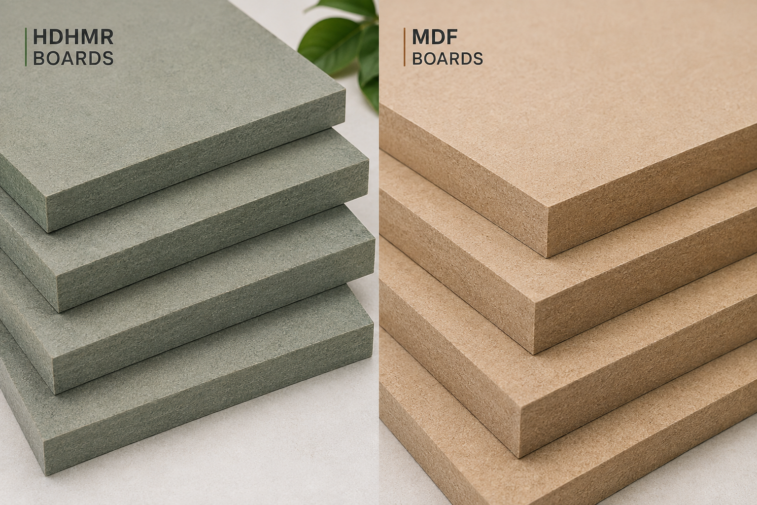 HDHMR and MDF boards cut to size